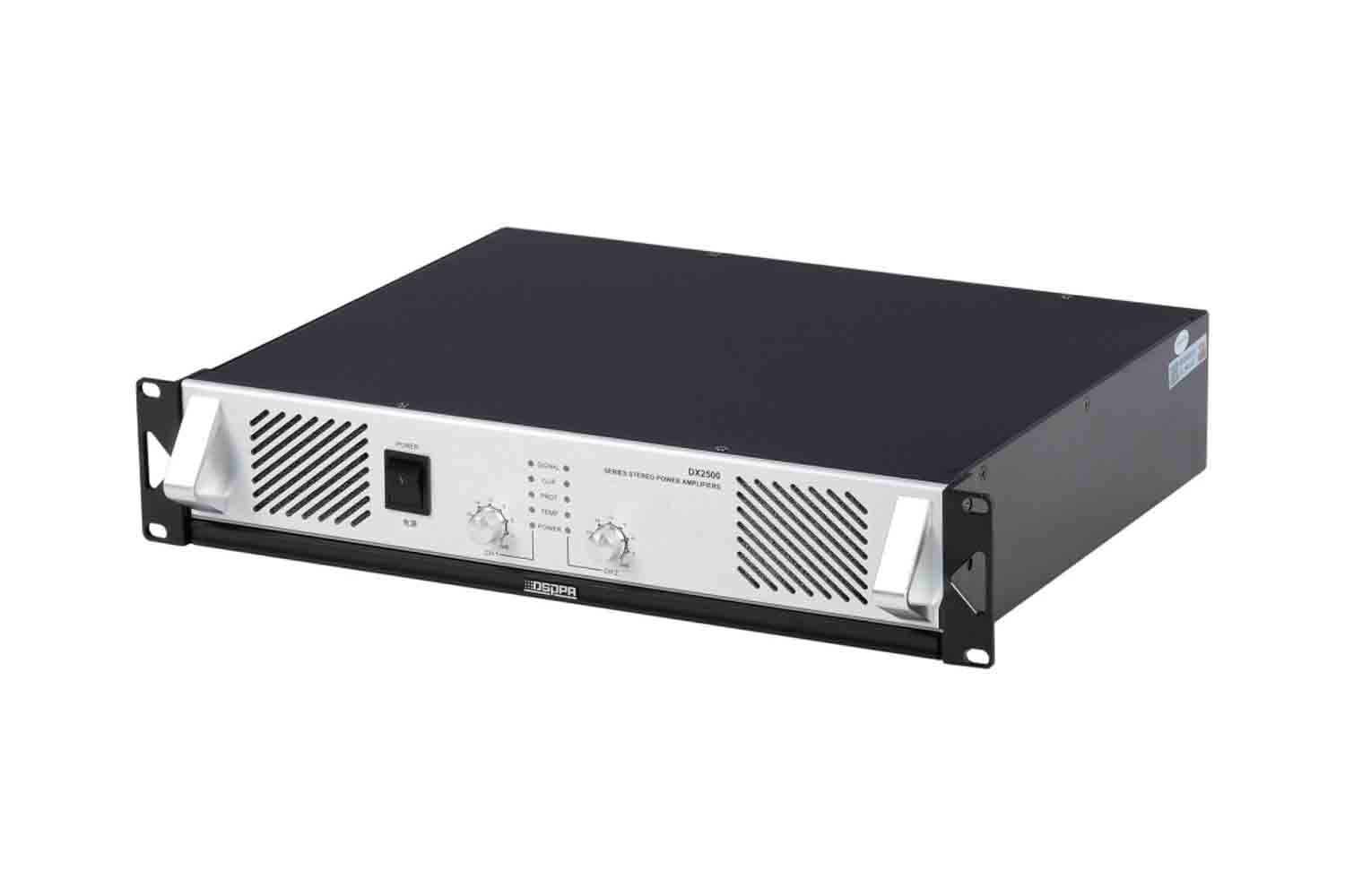 Аналоговый усилитель мощности DSPPA DX2500 - Усилитель мощности, 2х400 Вт - фото 1
