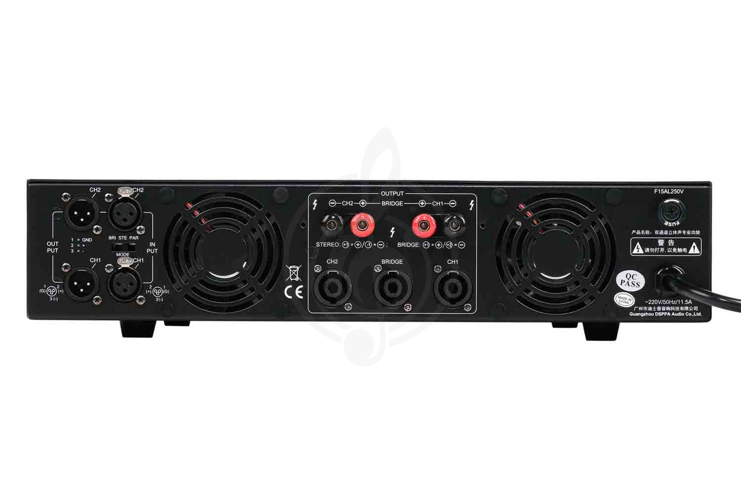 Аналоговый усилитель мощности DSPPA DX3000 - Усилитель мощности, 2х650 Вт - фото 6