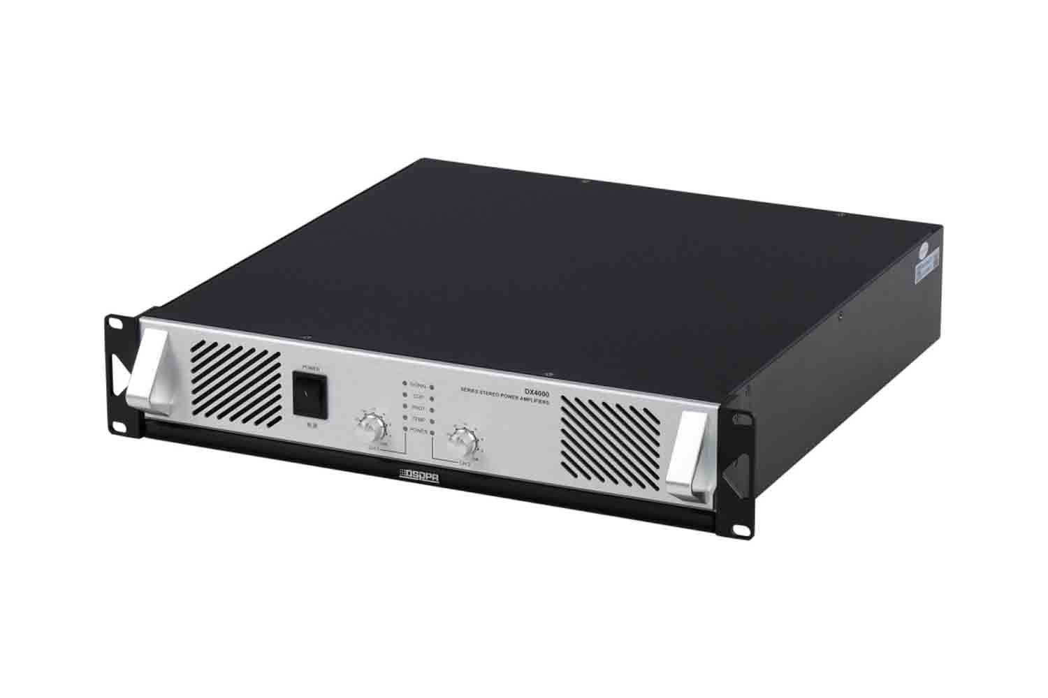 Аналоговый усилитель мощности DSPPA DX4000 - Усилитель мощности, 2х1500 Вт 4 Om - фото 1