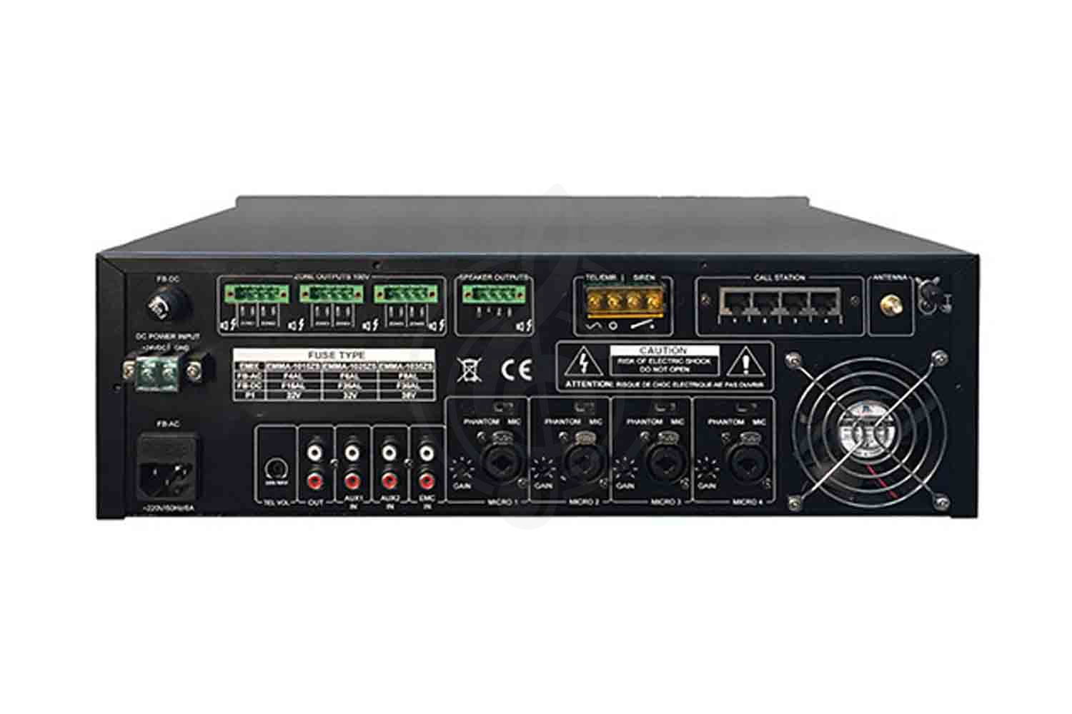 Радиоузел DSPPA MP835 - Микшер-усилитель трансляционный - фото 2