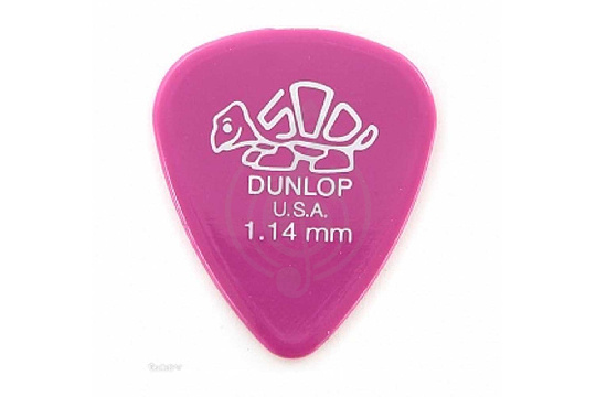 Медиатор Dunlop Delrin 500 Медиаторы, толщина 1,14мм - фото 1