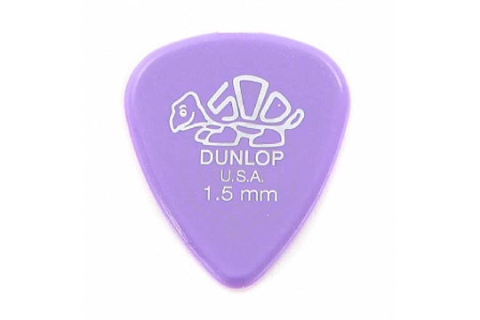 Медиатор Dunlop Delrin 500 Медиаторы, толщина 1,50мм - фото 1
