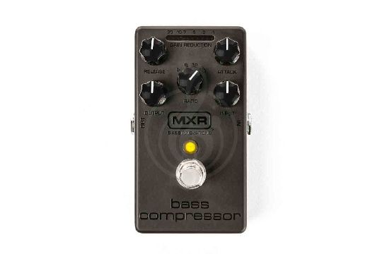 Педаль эффектов для электрогитары Dunlop M87B MXR Blackout Series Bass Compressor - Педаль эффектов, басовая - фото 1