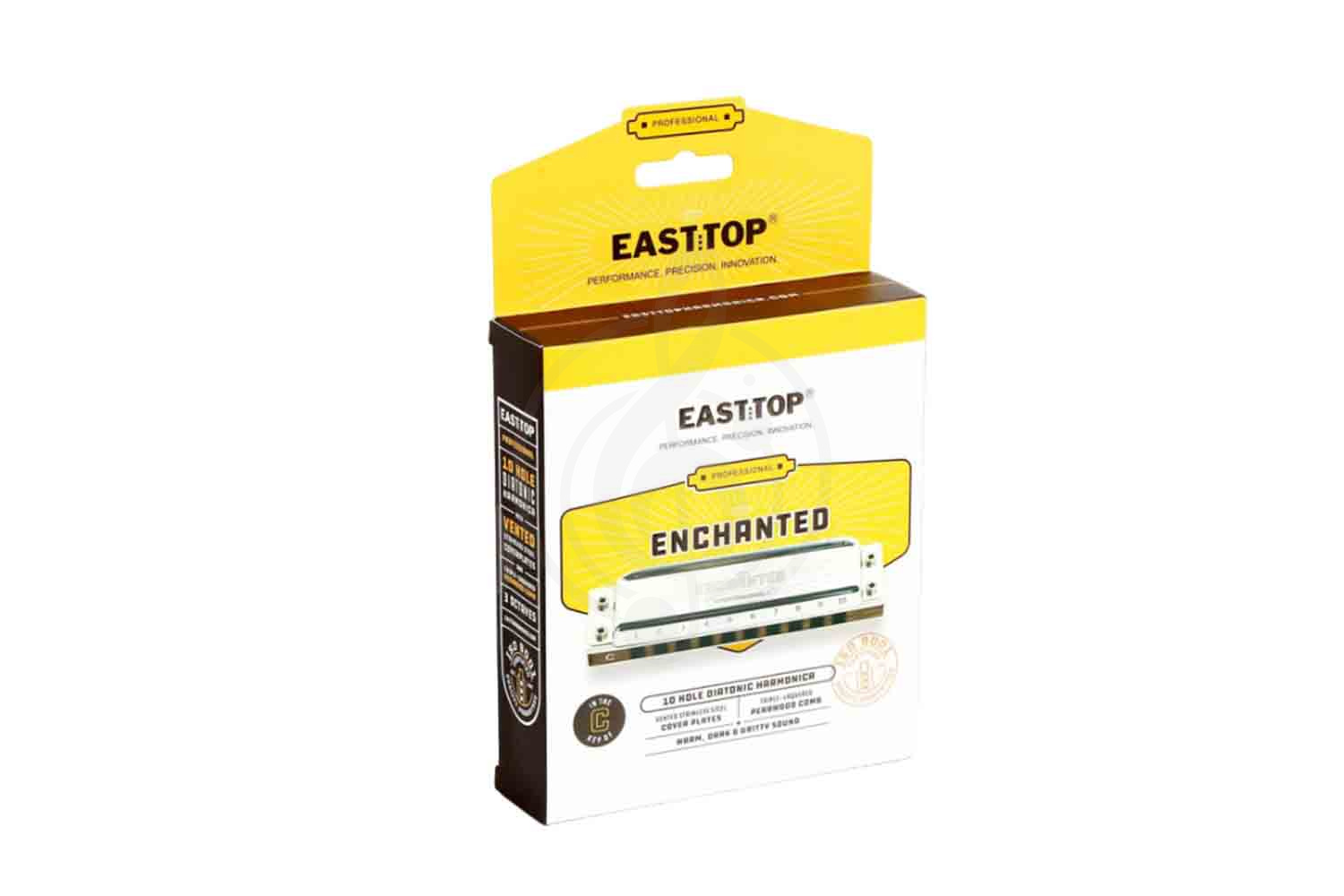 Диатоническая губная гармошка EASTTOP PRO30 (ENCHANTED) A - Диатоническая губная гармошка - фото 3