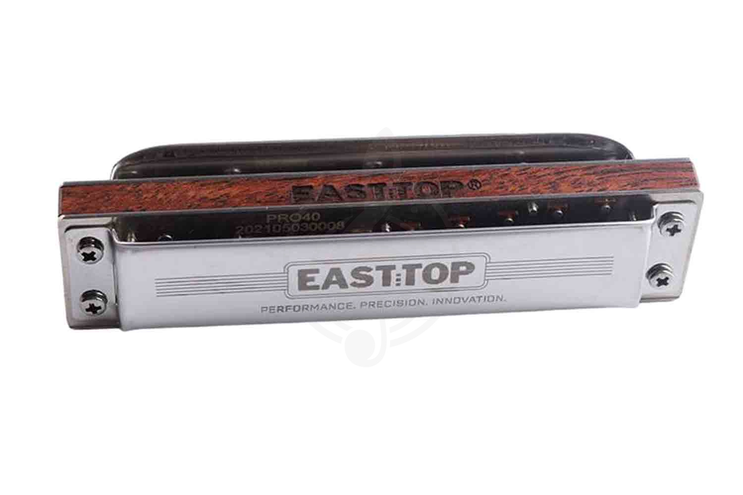 Диатоническая губная гармошка EASTTOP PRO40 (GRIS-GRIS) A - Диатоническая губная гармошка, A - фото 7