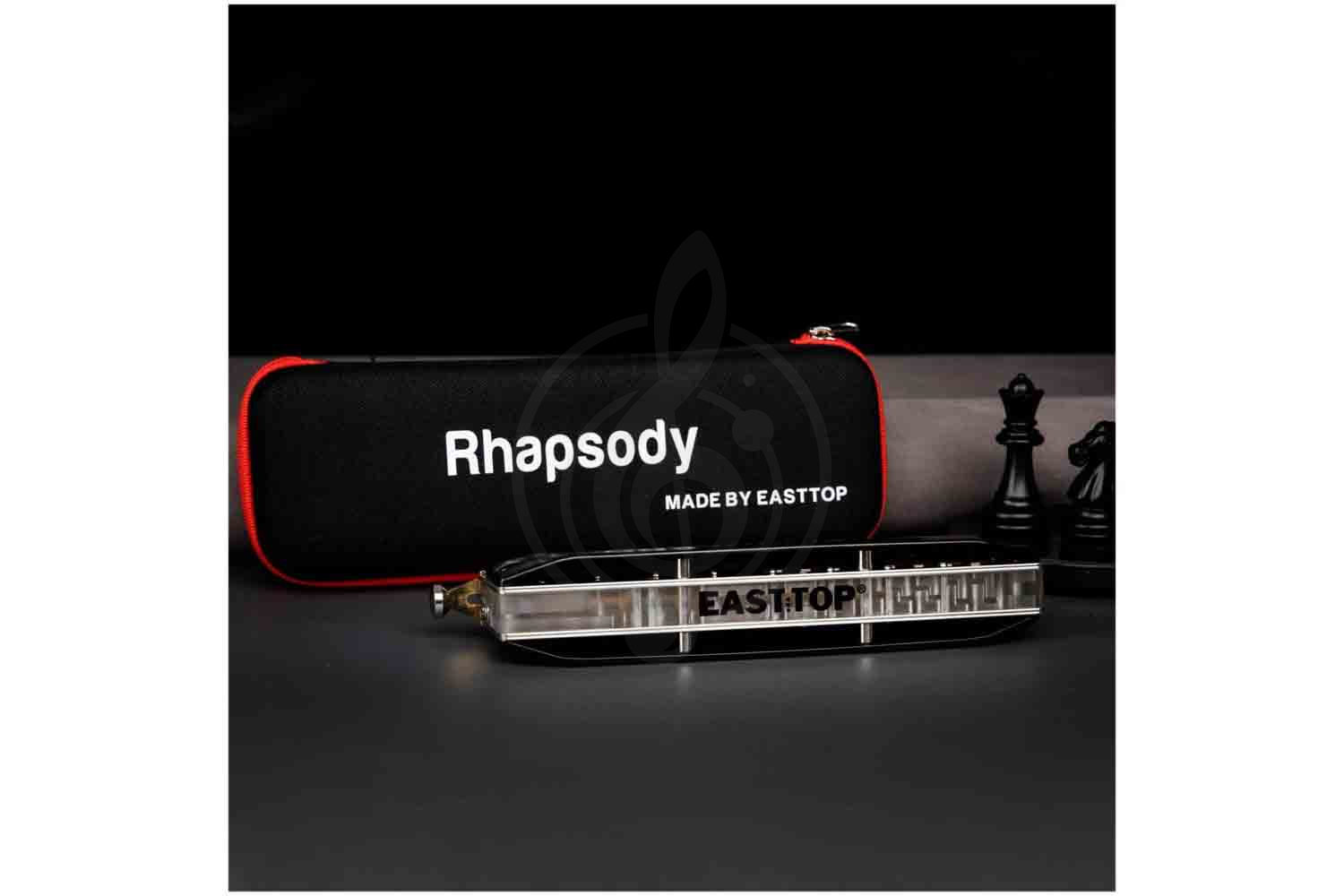 Хроматическая губная гармошка EASTTOP RHAPSODY-16 C - Гармошка губная хроматическая - фото 3