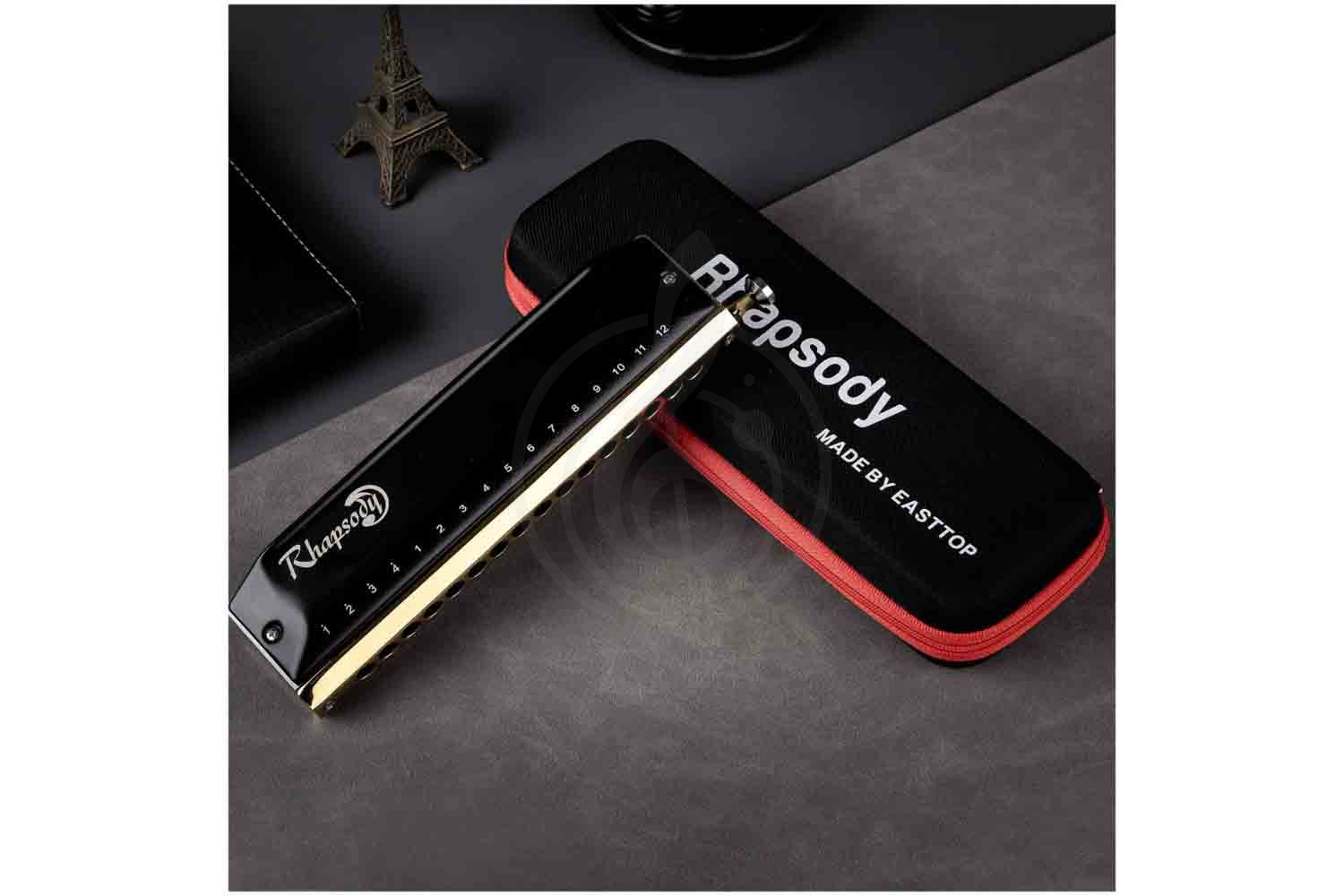 Хроматическая губная гармошка EASTTOP RHAPSODY-16 C - Гармошка губная хроматическая - фото 5