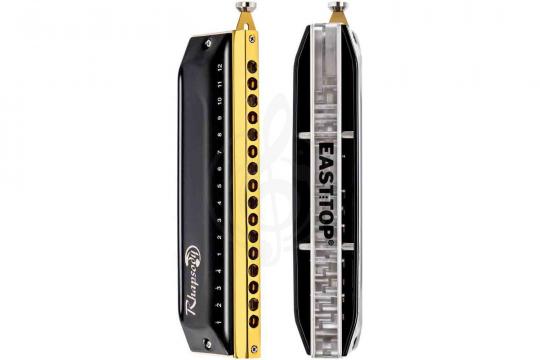 Хроматическая губная гармошка EASTTOP RHAPSODY-16 C - Гармошка губная хроматическая - фото 4