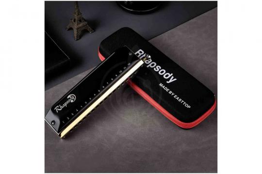 Хроматическая губная гармошка EASTTOP RHAPSODY-16 C - Гармошка губная хроматическая - фото 5