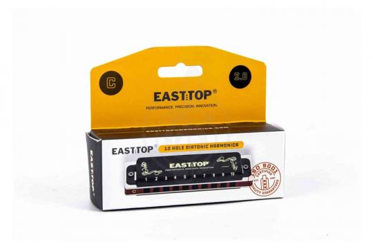 Диатоническая губная гармошка EASTTOP T008K 2.0 E Nm - Диатоническая губная гармошка - фото 2
