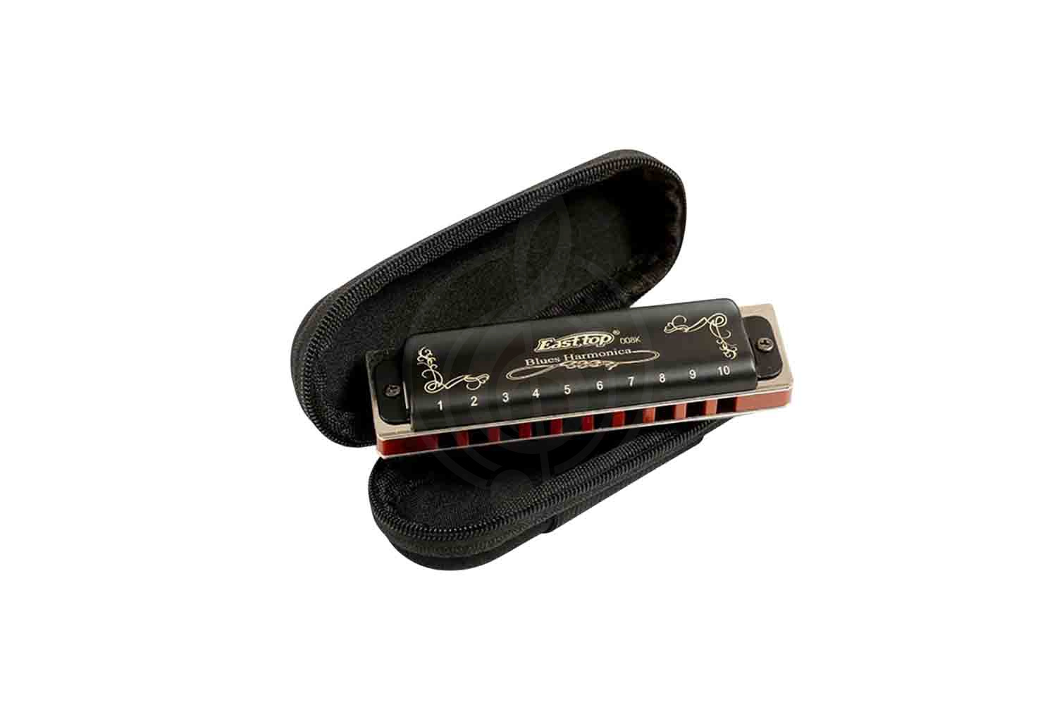 Диатоническая губная гармошка EASTTOP T008K Bb Nm - Диатоническая губная гармошка - фото 3