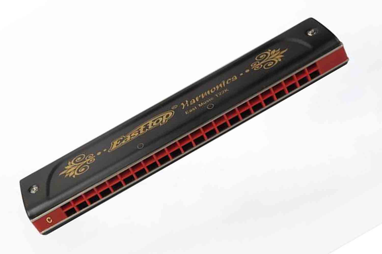 Хроматическая губная гармошка EASTTOP T22K - Гармошка губная тремоло - фото 1