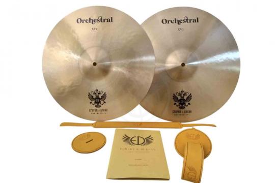 Оркестровая тарелка ED Cymbals EDOR16 Orchestral - Тарелки оркестровые 16'' - фото 2