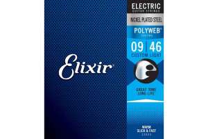 Изображение Струны для электрогитары Elixir 12025 POLYWEB