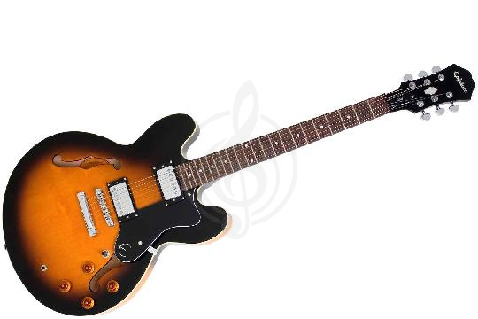 Изображение Полуакустическая электрогитара Epiphone Dot ES-335 Vintage Sunburst