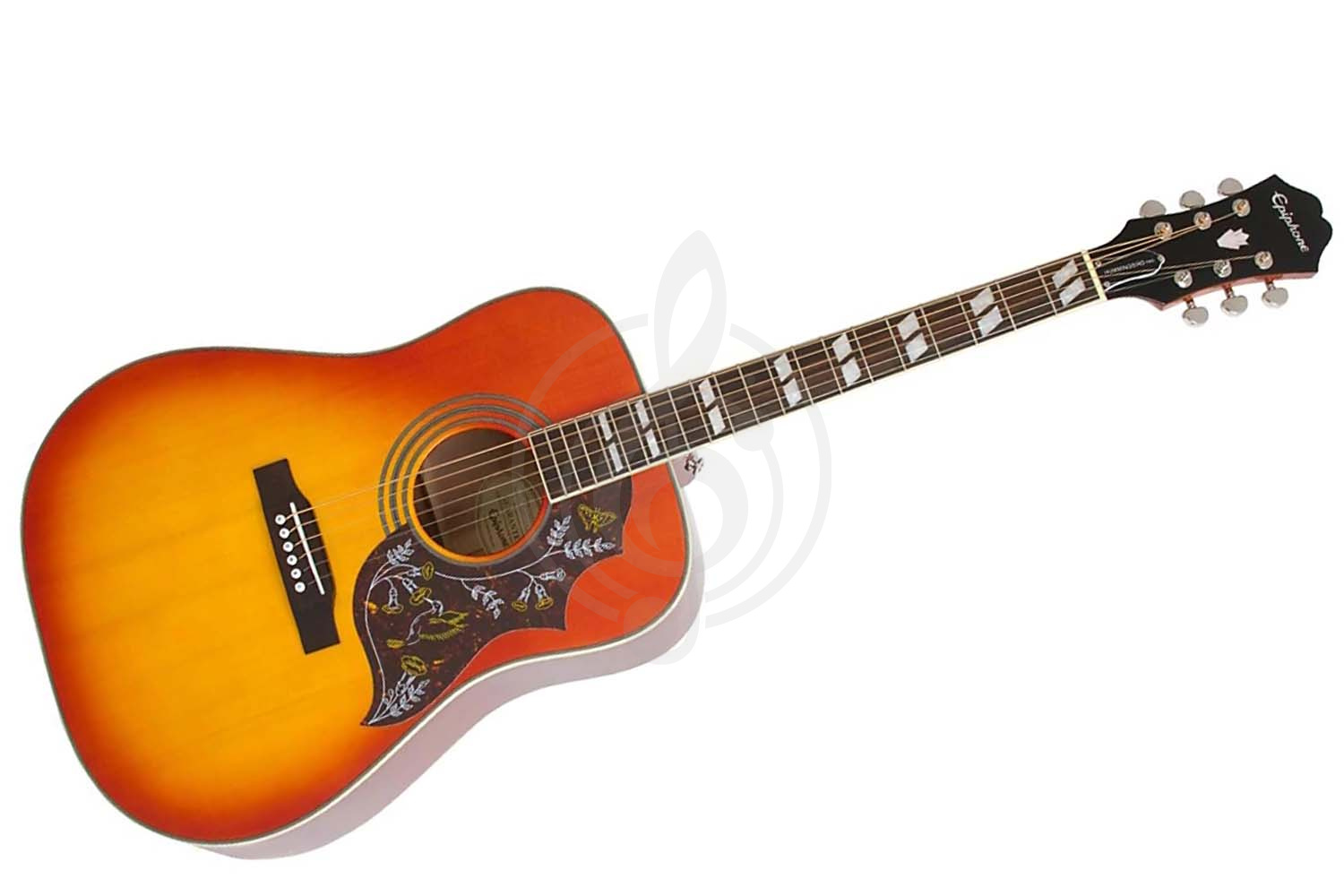 Акустическая гитара EPIPHONE HUMMINGBIRD PRO ACOUSTIC/ELECTRIC W/SHADOW FADED CHERRY BURST - фото 1