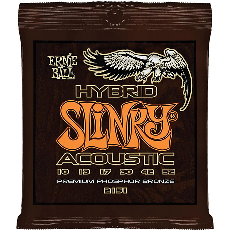 Струны для акустической гитары Ernie Ball 2151 струны для акуст.гитары 10-52 - фото 1