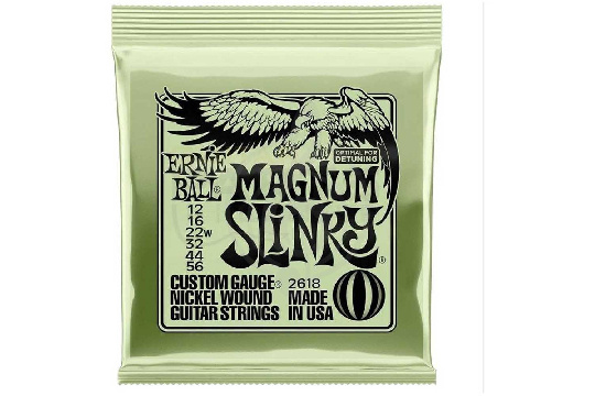 Ernie Ball 2618 Nickel Wound Magnum Slinky Magnum 12-56 - Струны для электрогитары - фото 1 Струны для электрогитары Ernie Ball 2618 Nickel Wound Magnum Slinky Magnum 12-56 - Струны для электрогитары - фото 1