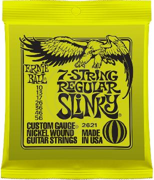 Изображение Ernie Ball 2621 струны для 7-стр эл.гитары 10-56