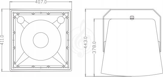  FDB LT212T - Всепогодная рупорная акустическая система 50W/100W/200W/OFF/8 Om 300W - фото 2