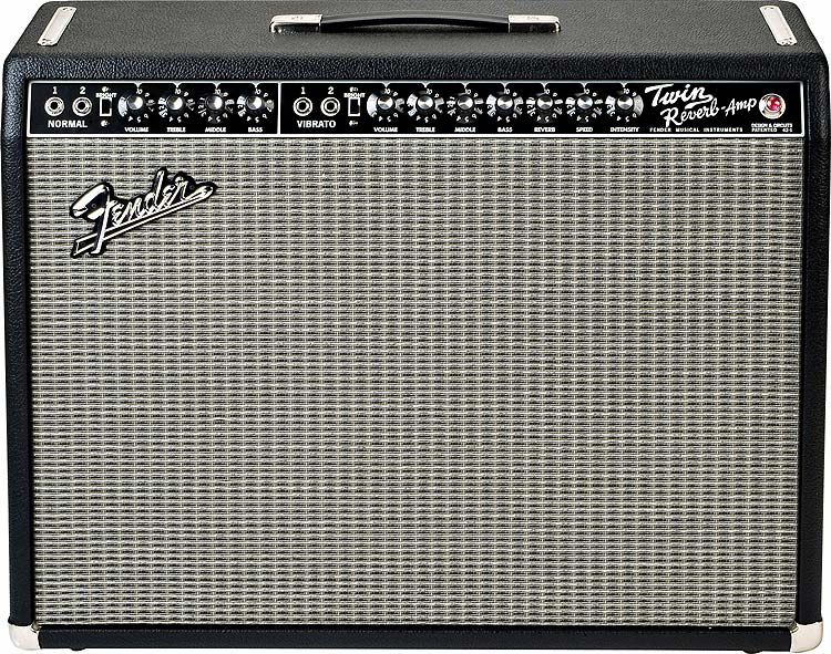 Комбоусилитель для электрогитары FENDER `65 TWIN REVERB 85 WATTS 2-12` JENSEN BLACK TOLEX  - фото 1