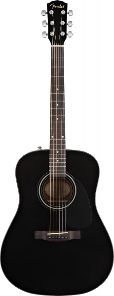 Акустическая гитара FENDER CD-60 DREADNOUGHT BLACK акустическая гитара - фото 1