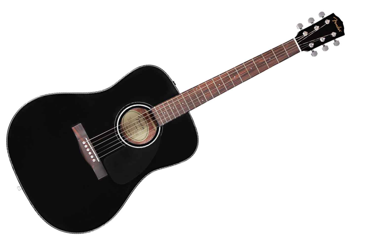 Акустическая гитара FENDER CD-60 DREADNOUGHT BLACK акустическая гитара - фото 2