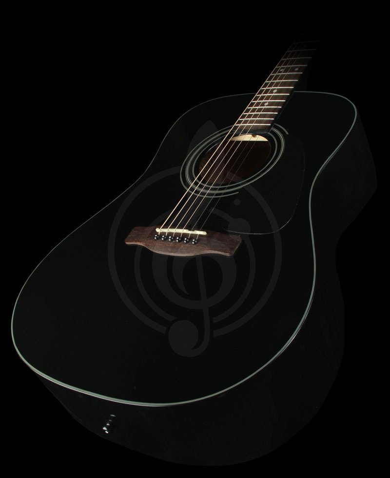 Акустическая гитара FENDER CD-60 DREADNOUGHT BLACK акустическая гитара - фото 3