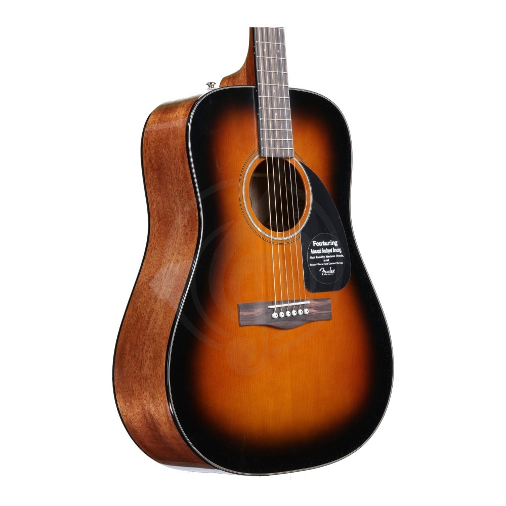 Акустическая гитара FENDER CD-60 DREADNOUGHT SUNB v2 акустическая гитара - фото 4