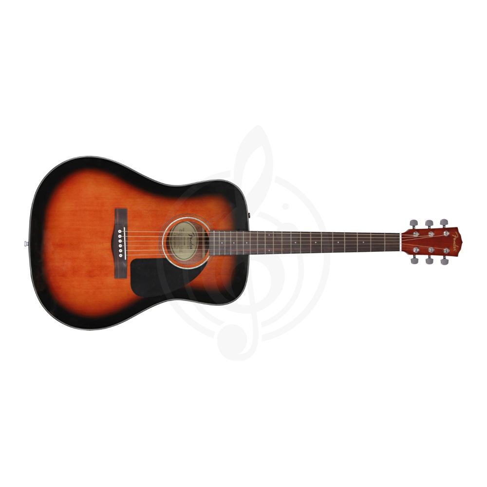 Акустическая гитара FENDER CD-60 DREADNOUGHT SUNB v2 акустическая гитара - фото 5