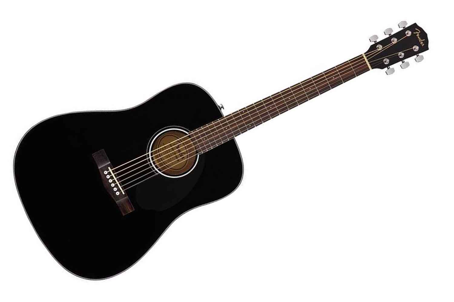 Акустическая гитара FENDER CD-60S DREADNOUGHT BLACK акустическая гитара - фото 2