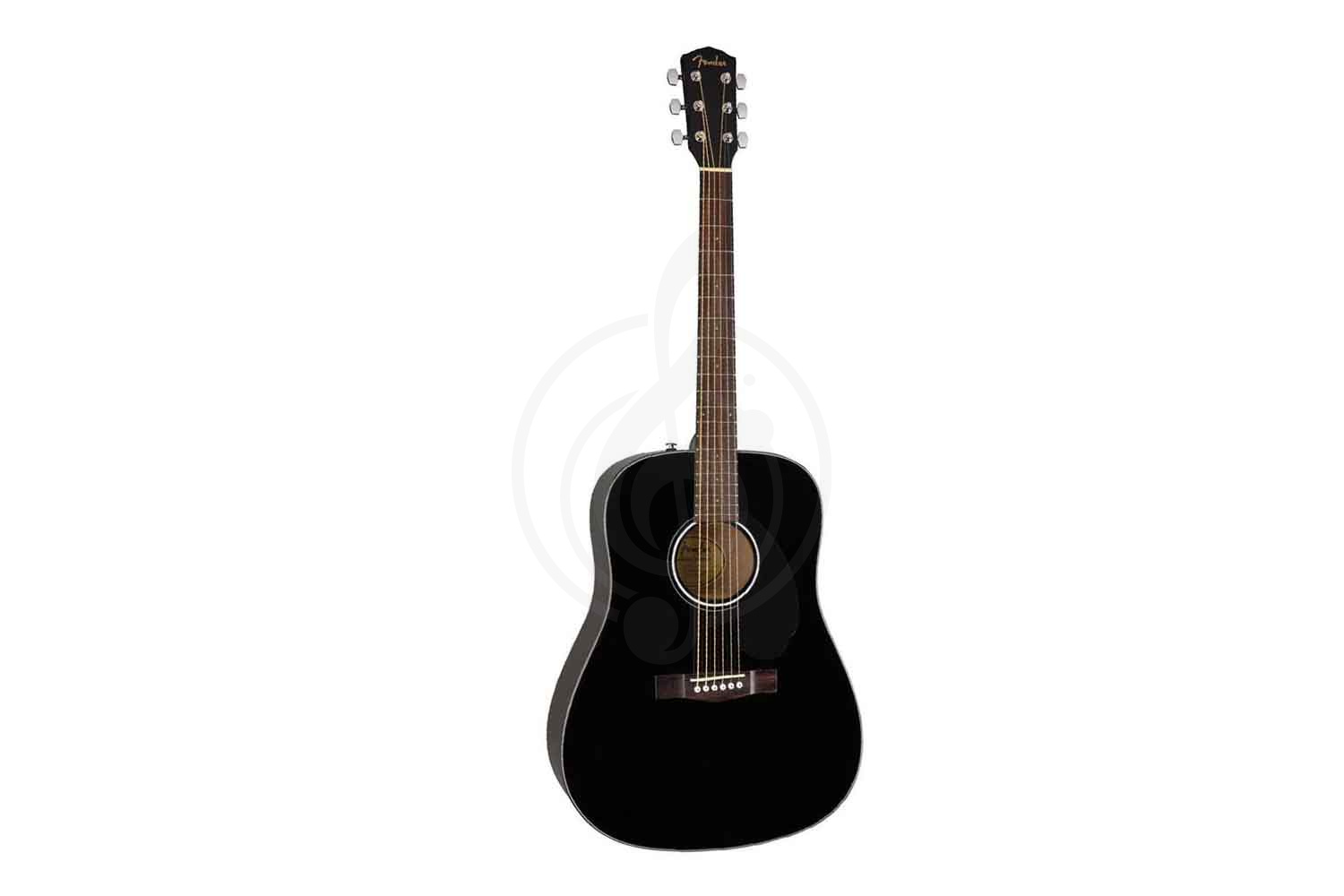 Акустическая гитара FENDER CD-60S DREADNOUGHT BLACK акустическая гитара - фото 4