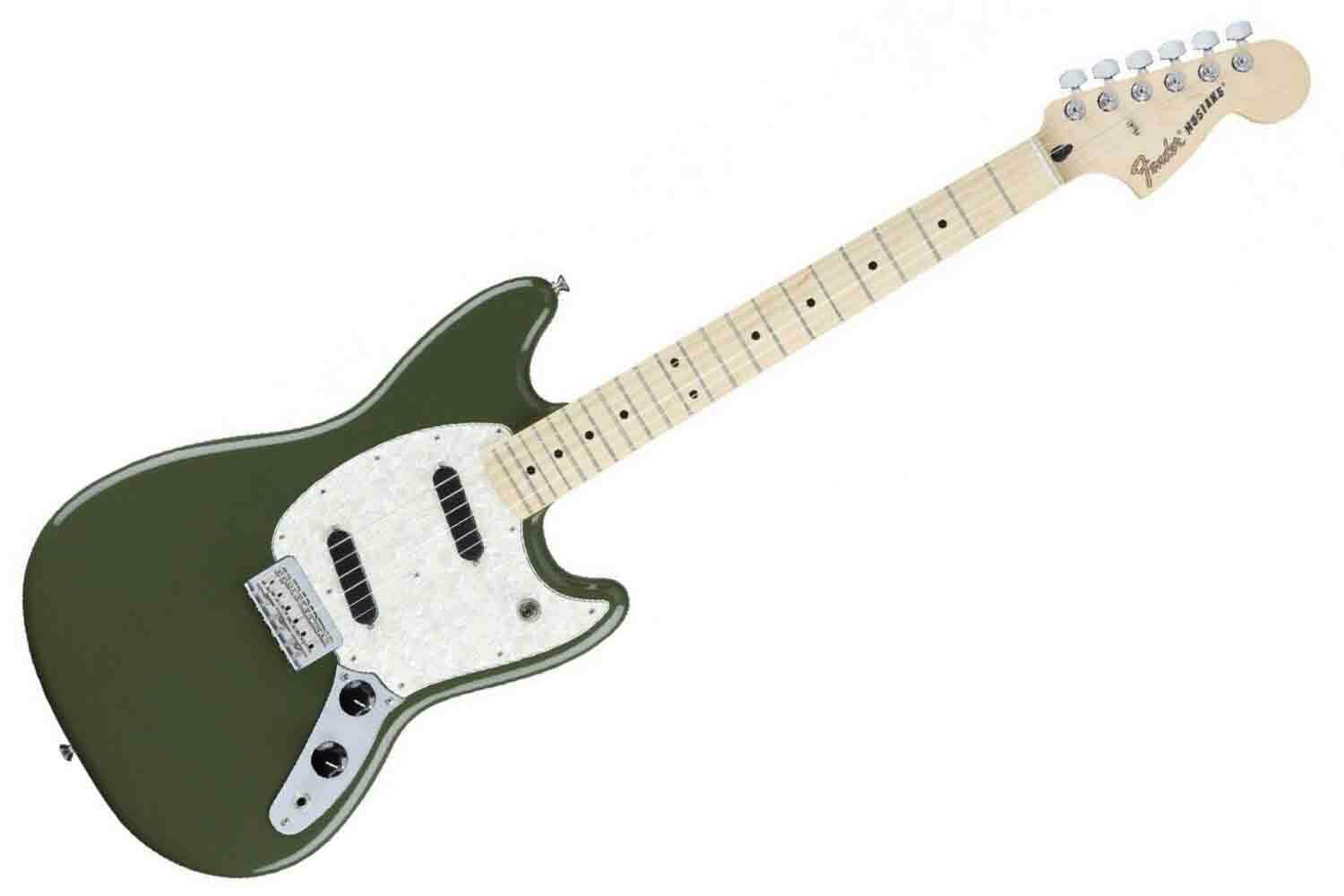 Электрогитара Mustang FENDER MUSTANG MN Olive - Электрогитара - фото 1