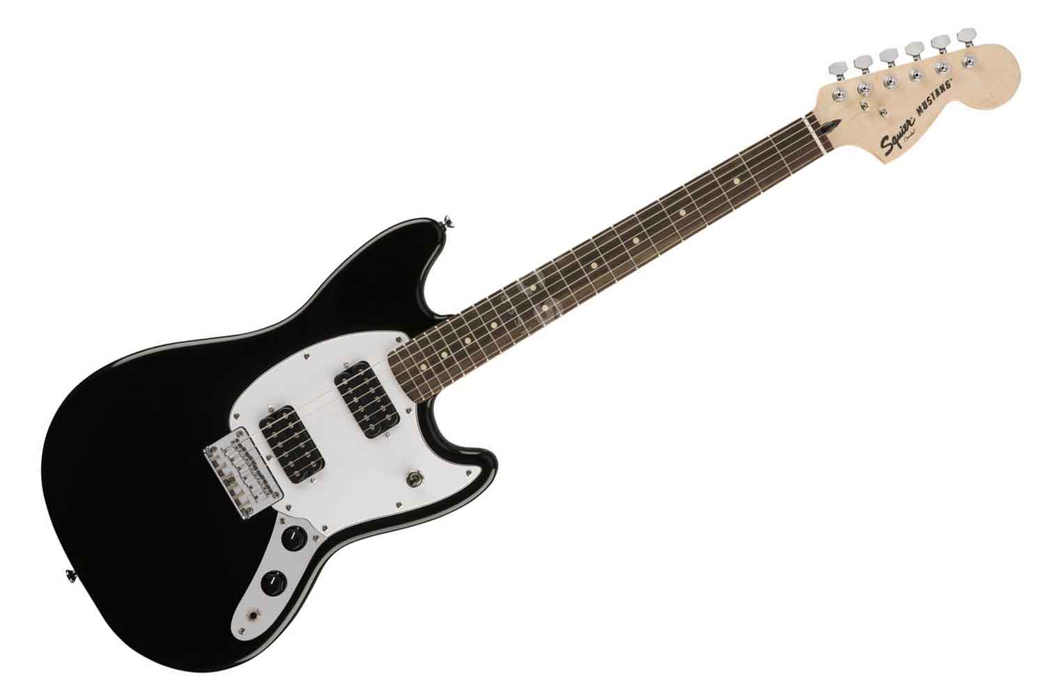 Электрогитара Mustang FENDER SQUIER BULLET MUSTANG HH BLACK - Электрогитара  - фото 1