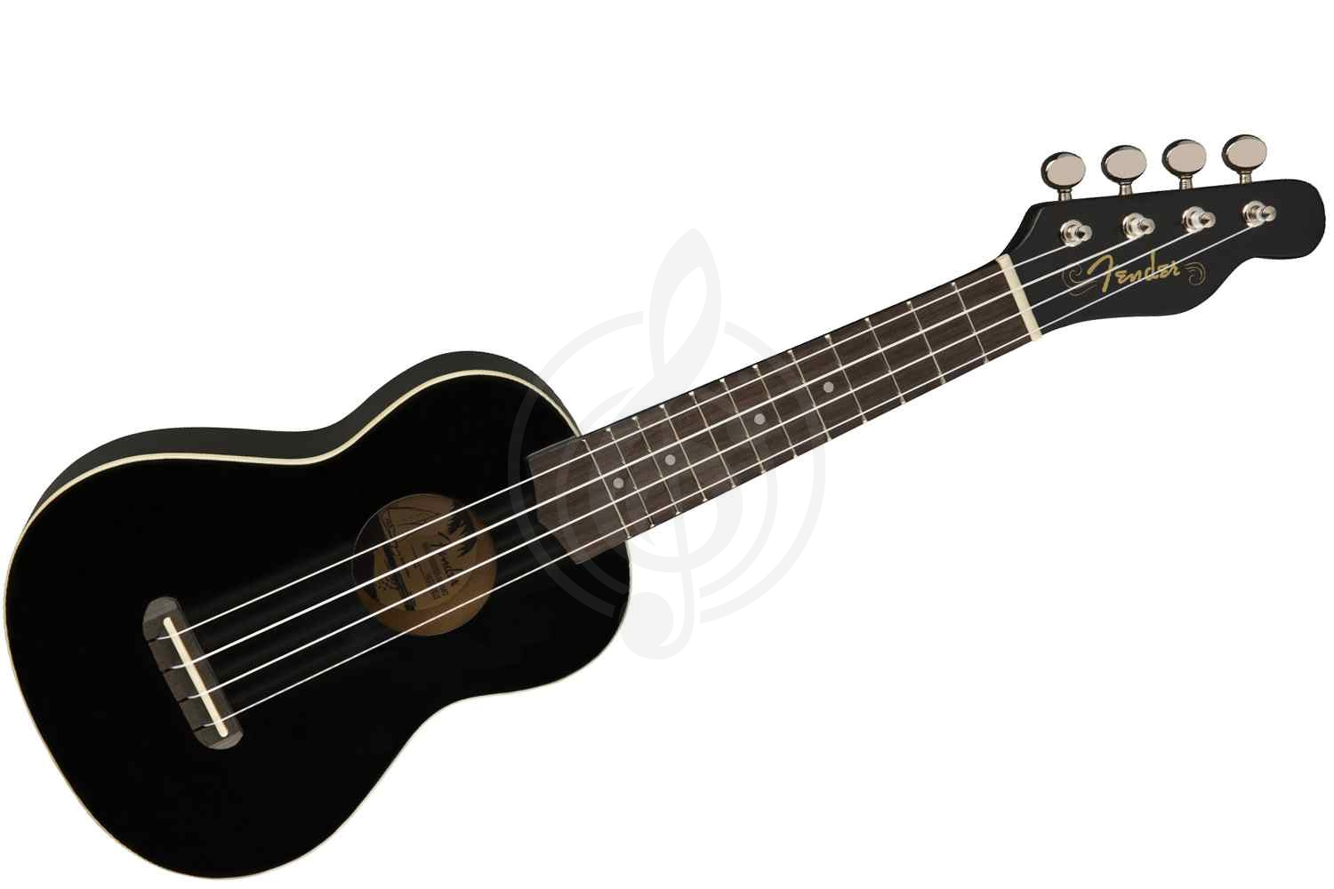 Укулеле сопрано FENDER UKULELE VENICE BLACK - Укулеле сопрано - фото 1