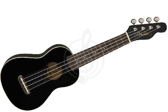 Укулеле сопрано FENDER UKULELE VENICE BLACK - Укулеле сопрано - фото 1