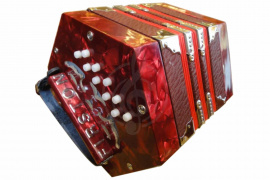 Изображение Концертина FIRSTON 20key Bandoneon Red