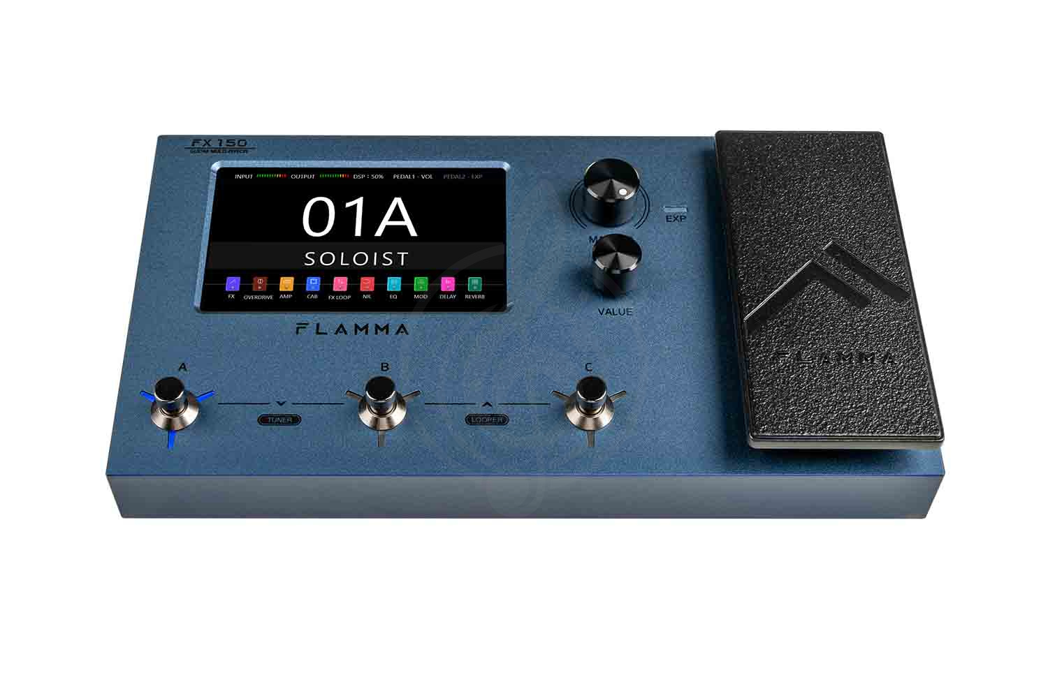 Процессор для электрогитары Flamma FX150-BL - Процессор эффектов - фото 6