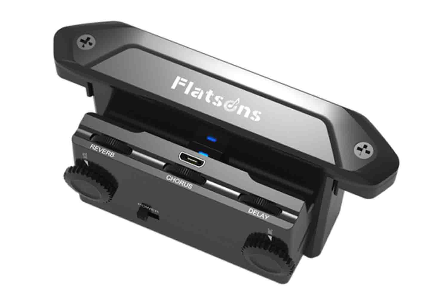 Трансакустический звукосниматель Flatsons FR2 - Гитарный магнитный звукосниматель, трансакустический - фото 1
