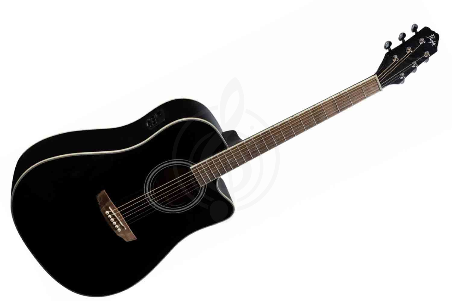 Электроакустическая гитара FLIGHT AD-200 CEQ BK - Электроакустическая гитара с вырезом - фото 2