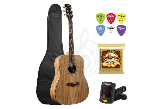 Акустическая гитара FLIGHT D-175 AC dPACK 1 - Гитара акустическая набор - фото 1