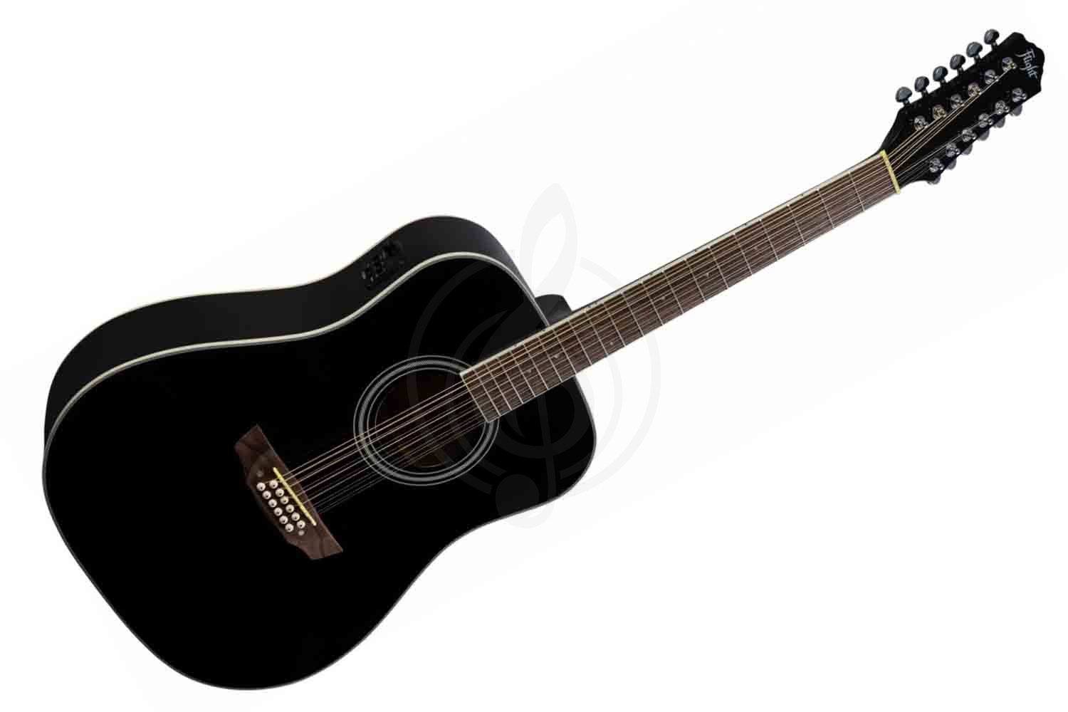 Электроакустическая гитара FLIGHT D-200/12 BK EQ - Элекстроакустическая гитара - фото 3