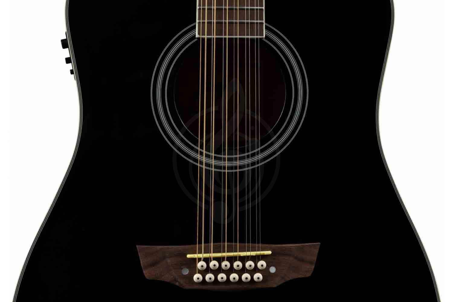 Электроакустическая гитара FLIGHT D-200/12 BK EQ - Элекстроакустическая гитара - фото 5