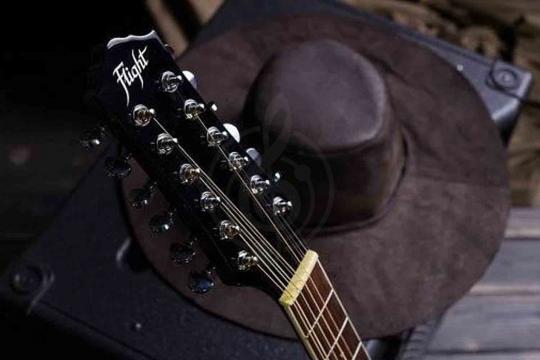 Электроакустическая гитара FLIGHT D-200/12 BK EQ - Элекстроакустическая гитара - фото 2