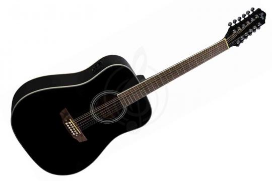 Электроакустическая гитара FLIGHT D-200/12 BK EQ - Элекстроакустическая гитара - фото 3