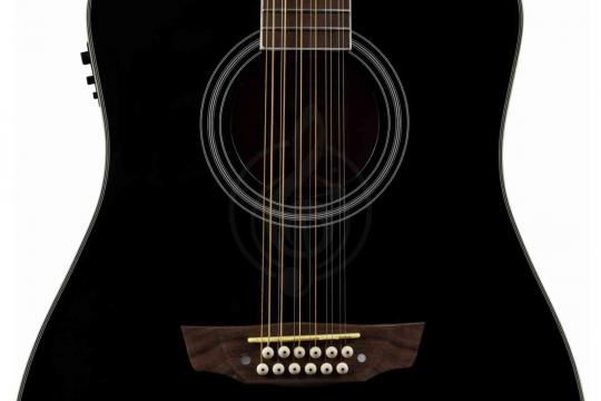 Электроакустическая гитара FLIGHT D-200/12 BK EQ - Элекстроакустическая гитара - фото 5