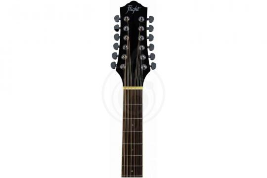 Электроакустическая гитара FLIGHT D-200/12 BK EQ - Элекстроакустическая гитара - фото 8