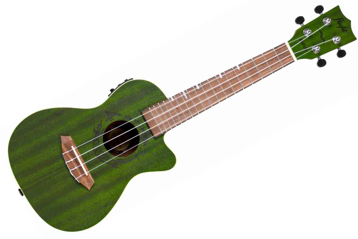 Укулеле концерт FLIGHT DUC380 CEQ JADE - Укулеле концерт - фото 1
