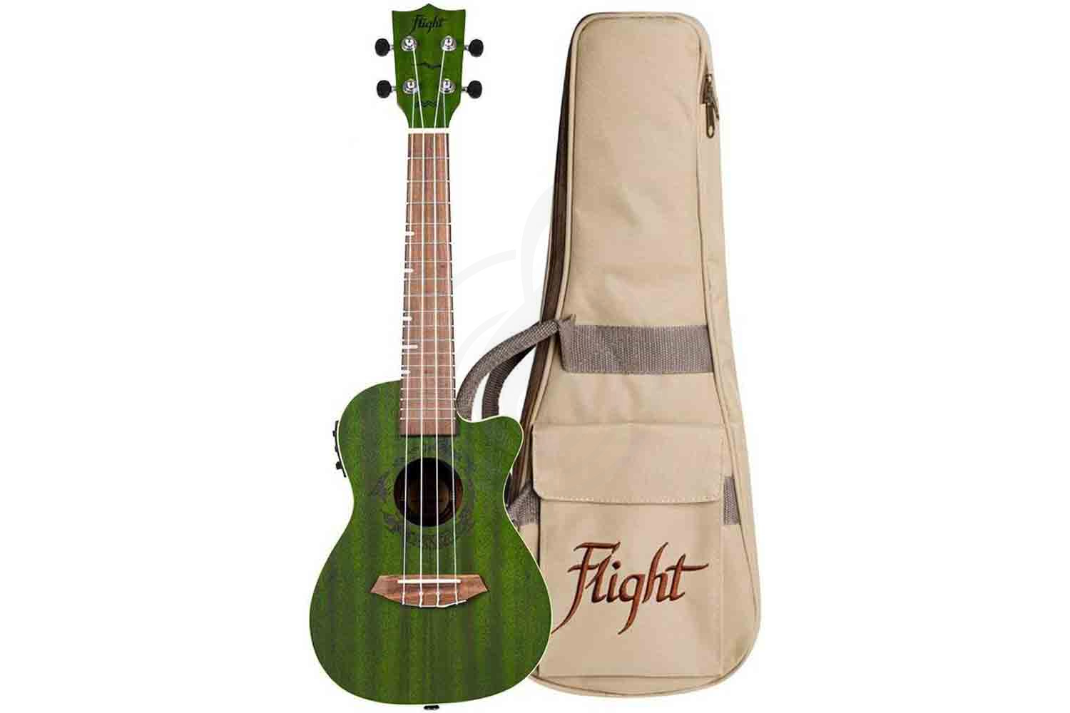 Укулеле концерт FLIGHT DUC380 CEQ JADE - Укулеле концерт - фото 4