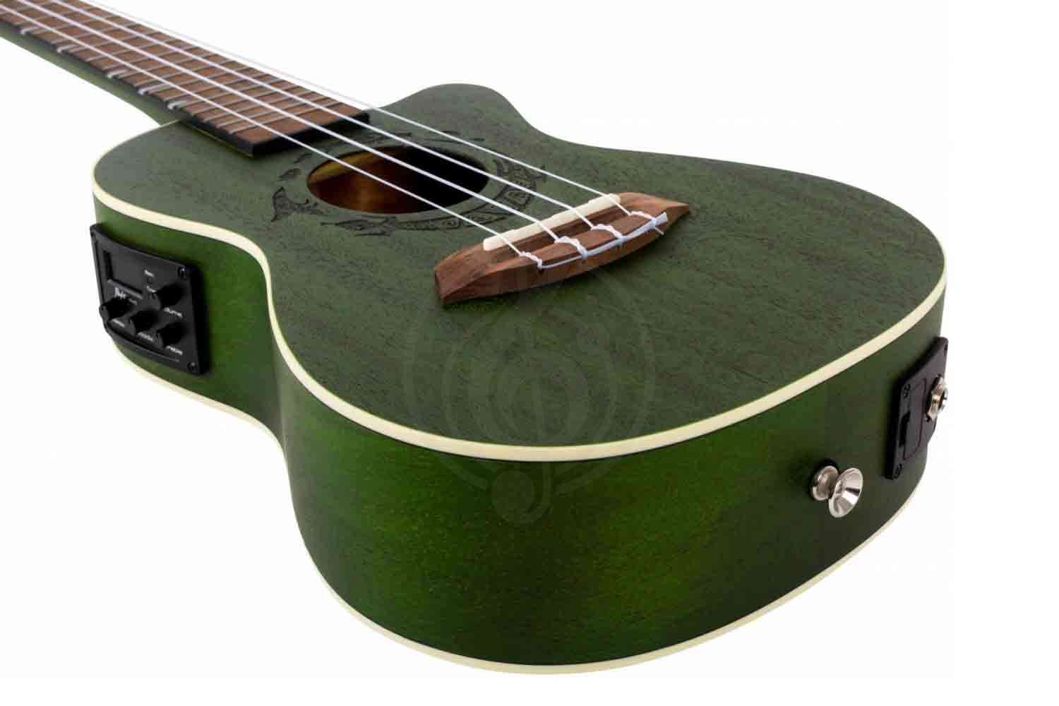 Укулеле концерт FLIGHT DUC380 CEQ JADE - Укулеле концерт - фото 9